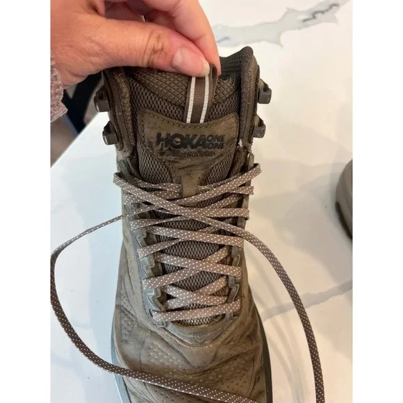 Hoka One One Challenger Mid Gore-Tex Hiking Boots Brown Women 10 Gorpecore Trail - Picture 4 of 11